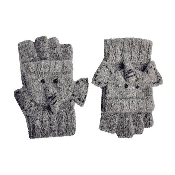 Elephant Knitted Gloves for Women - Picture 5 of 5